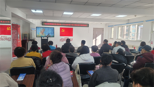 皇姑区明廉街道中海西社区—反诈宣讲“零距离” 助您加上“平安盾”