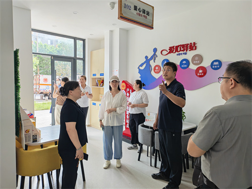 辽阳市各区委社会工作部部长一行到沈阳市皇姑区明廉街道明北社区党群服务中心参观调研